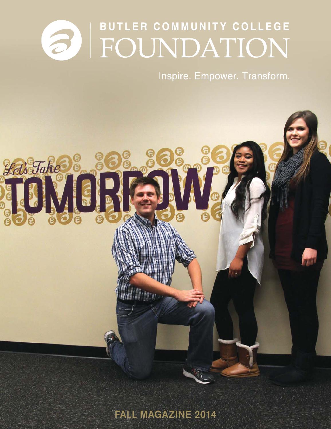 Butler Community College Foundation Fall 2014 Magazine by Butler