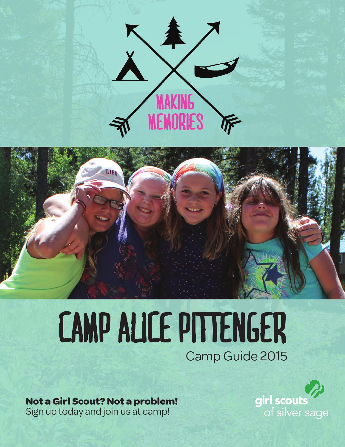 2015 GIrl Scout Camp Brochure by Girl Scouts of Silver Sage Issuu