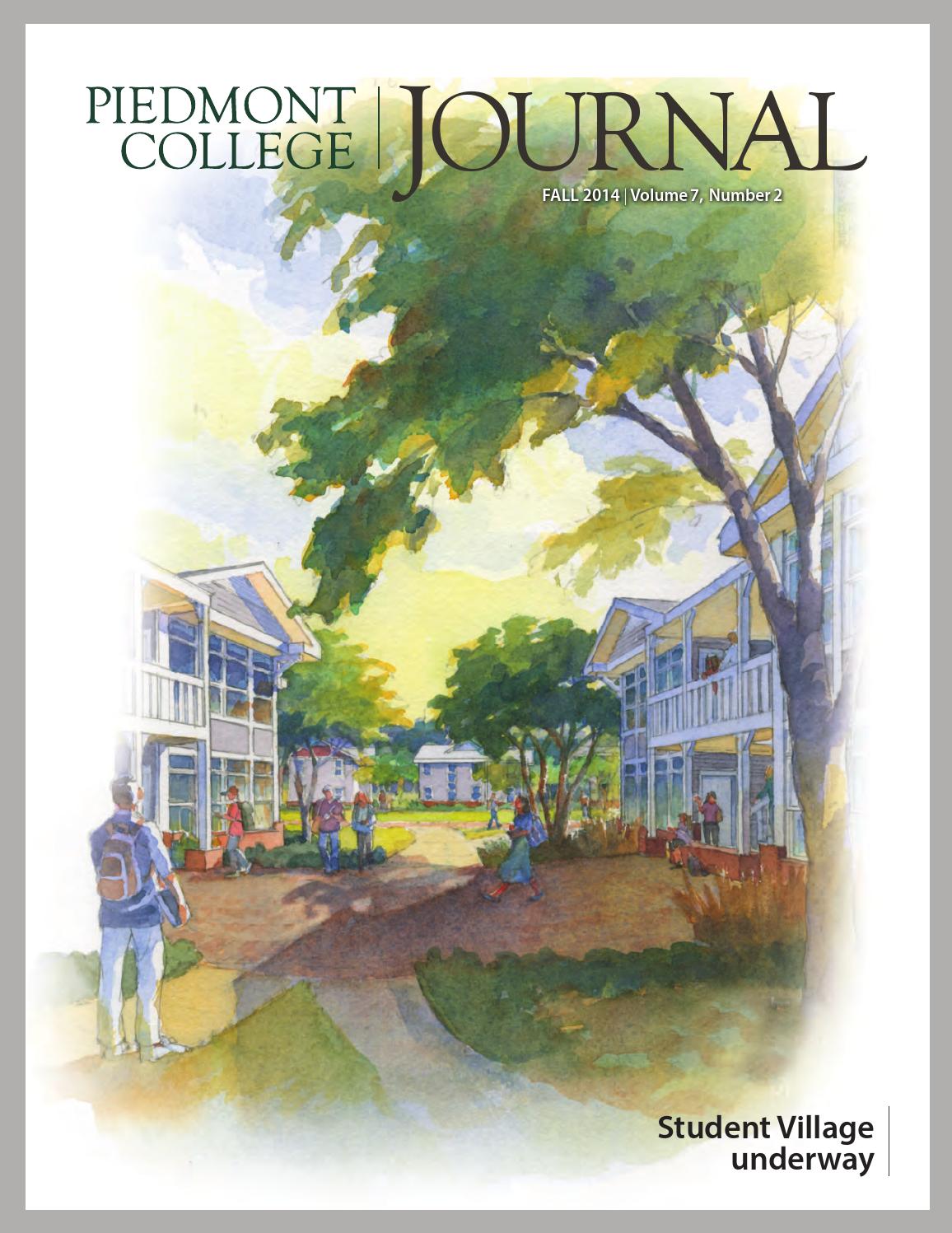 Piedmont College Journal Fall 2014 by Piedmont University Issuu