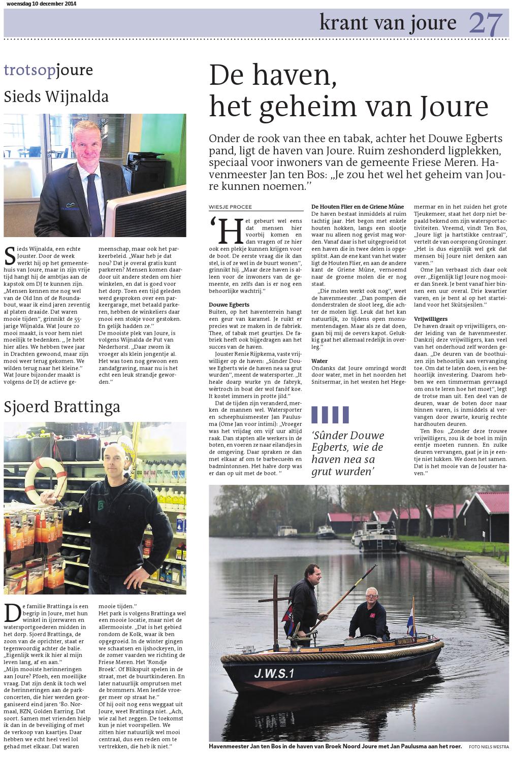 Krant van Joure by Mediahuis Noord Issuu