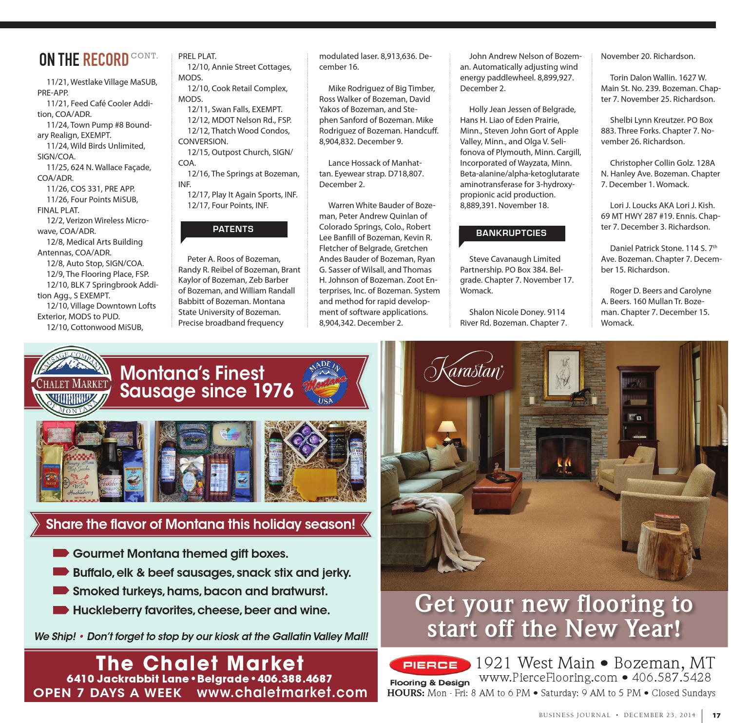 Business Journal December 2014 By Bozeman Daily Chronicle Issuu