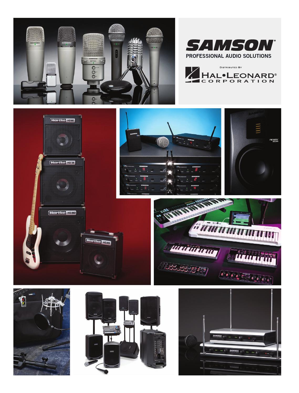 Samson Technologies Catalog by Hal Leonard Issuu
