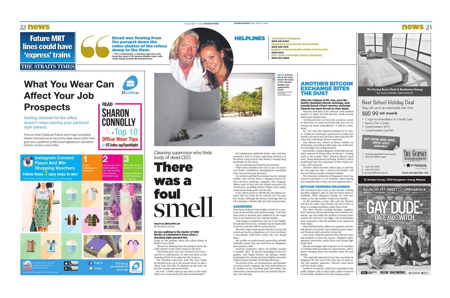 Bitcoin company CEO commits suicide, March 7 2014 by Ben Lim Media - Issuu