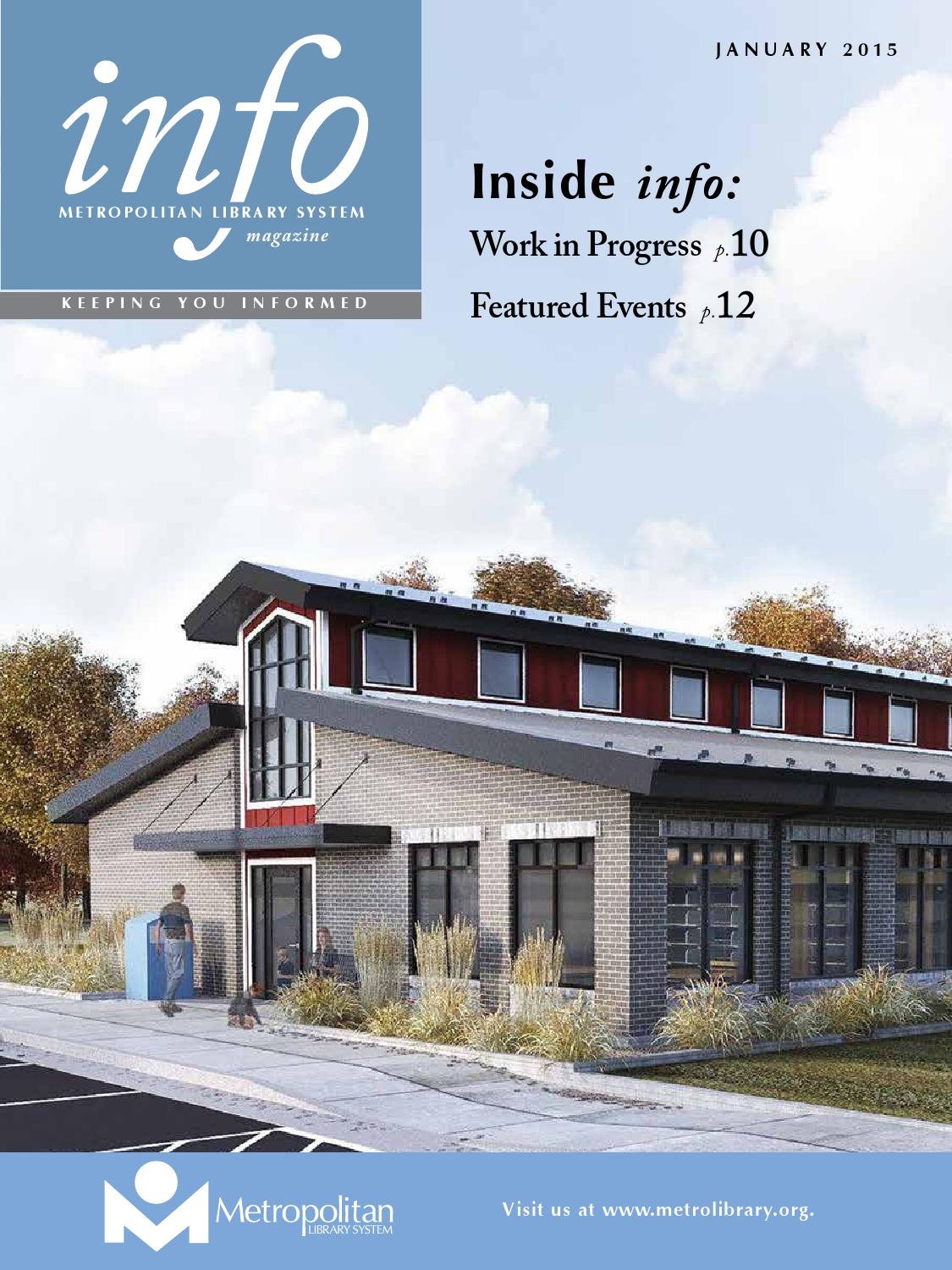 Metropolitan Library System Info Magazine - January 2015 by Metropolitan Library System Oklahoma ...