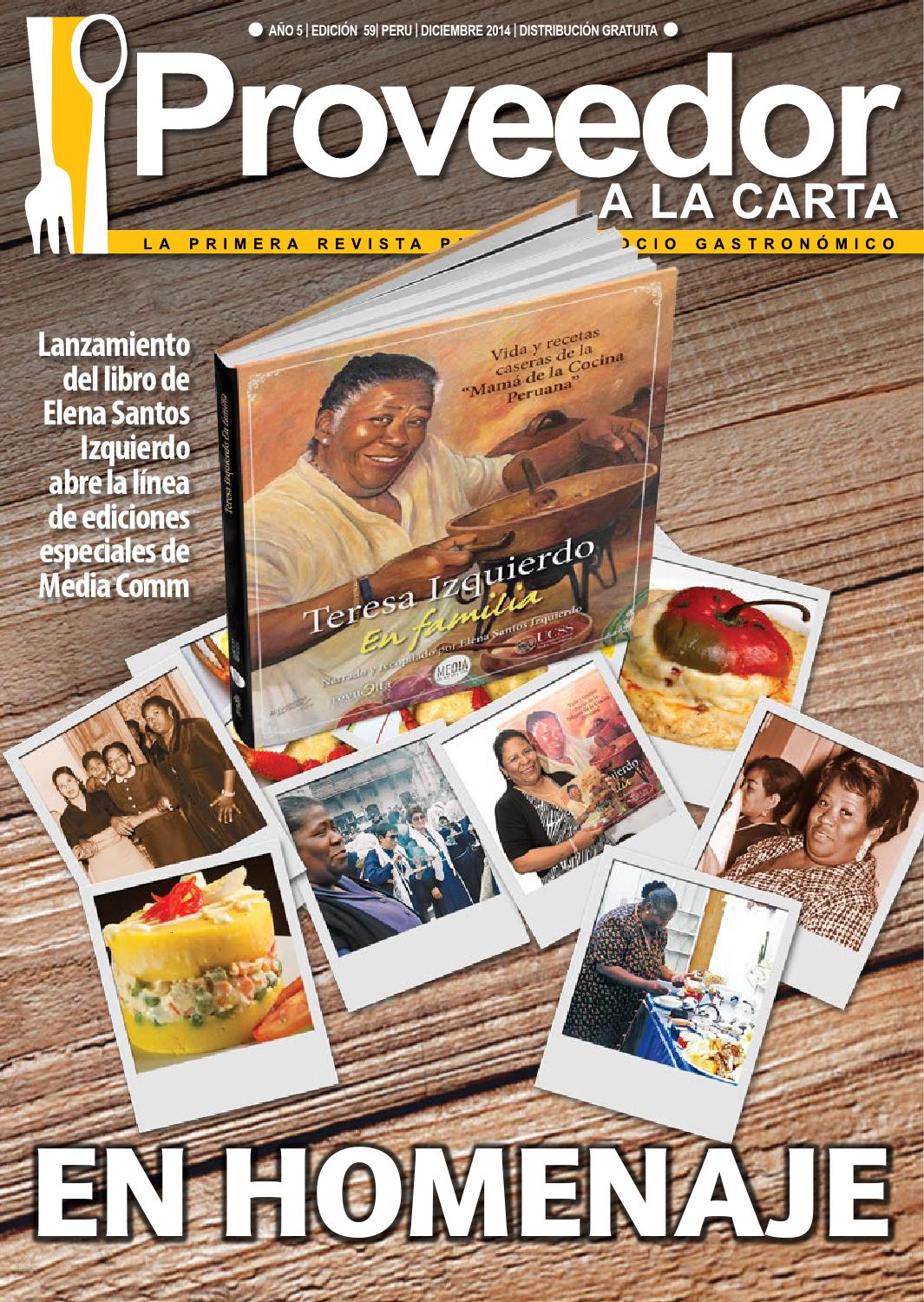 Proveedor A La Carta 59 By MediaComm Issuu