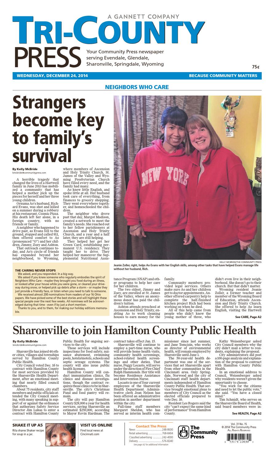 Tri county press 122414 by Enquirer Media Issuu