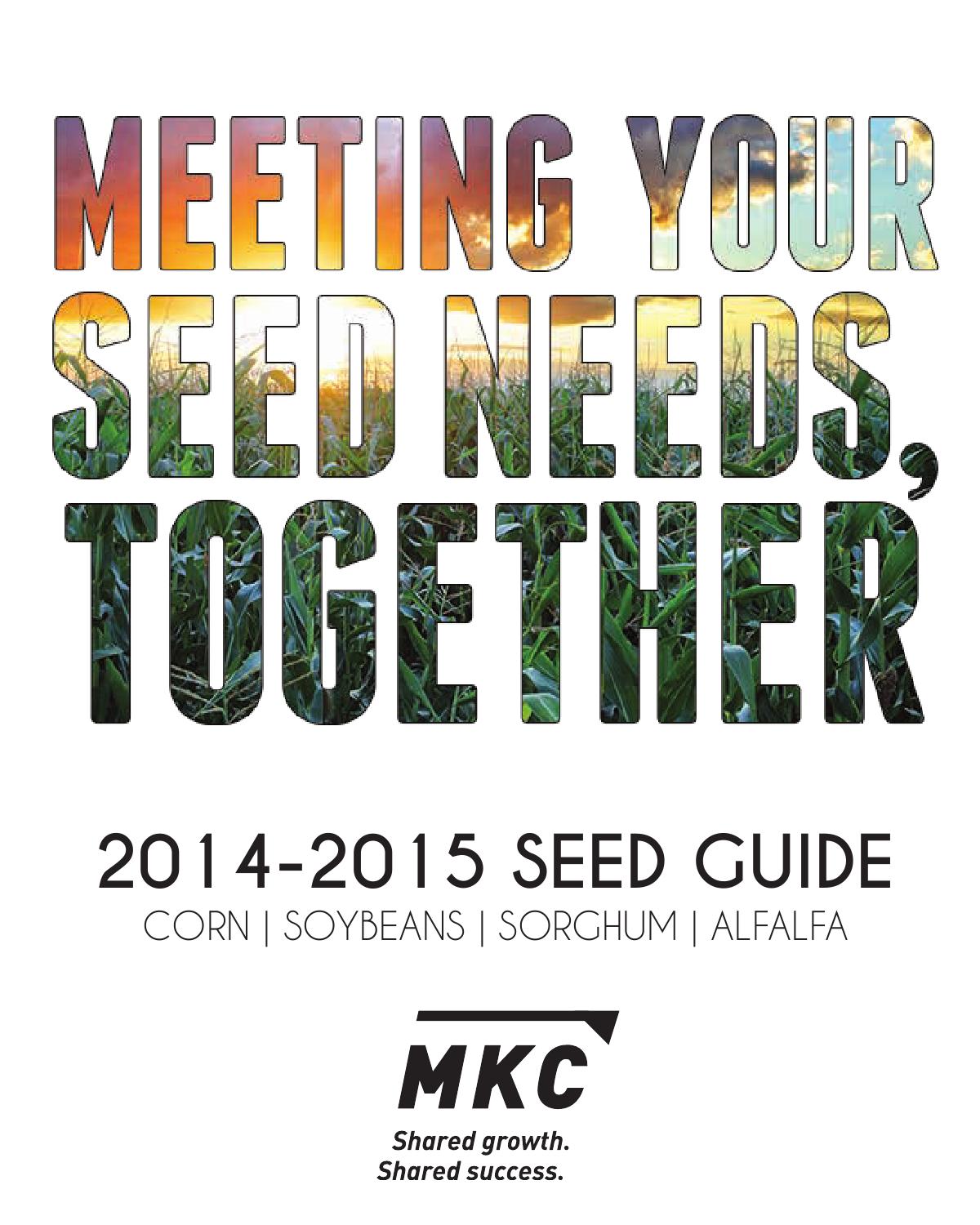 2014-2015 MKC Seed Guide by Mid Kansas Cooperative Association (MKC ...