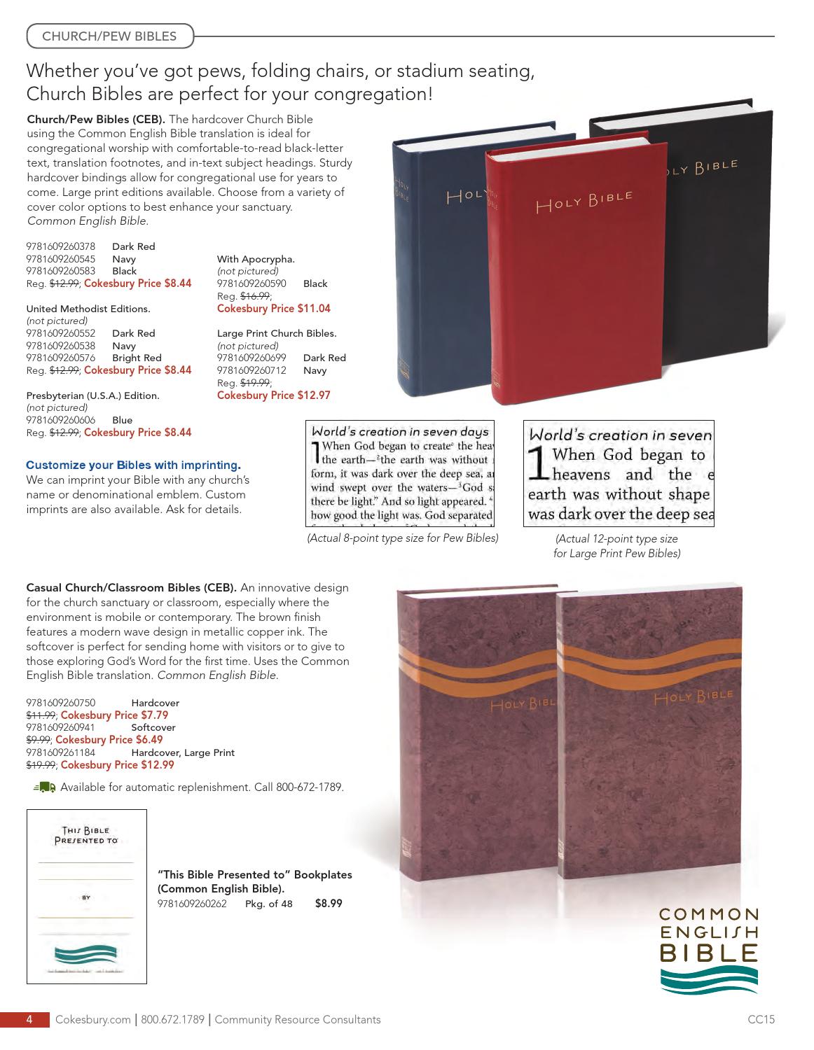 Cokesbury 2015 Essential Resources Catalog by United Methodist