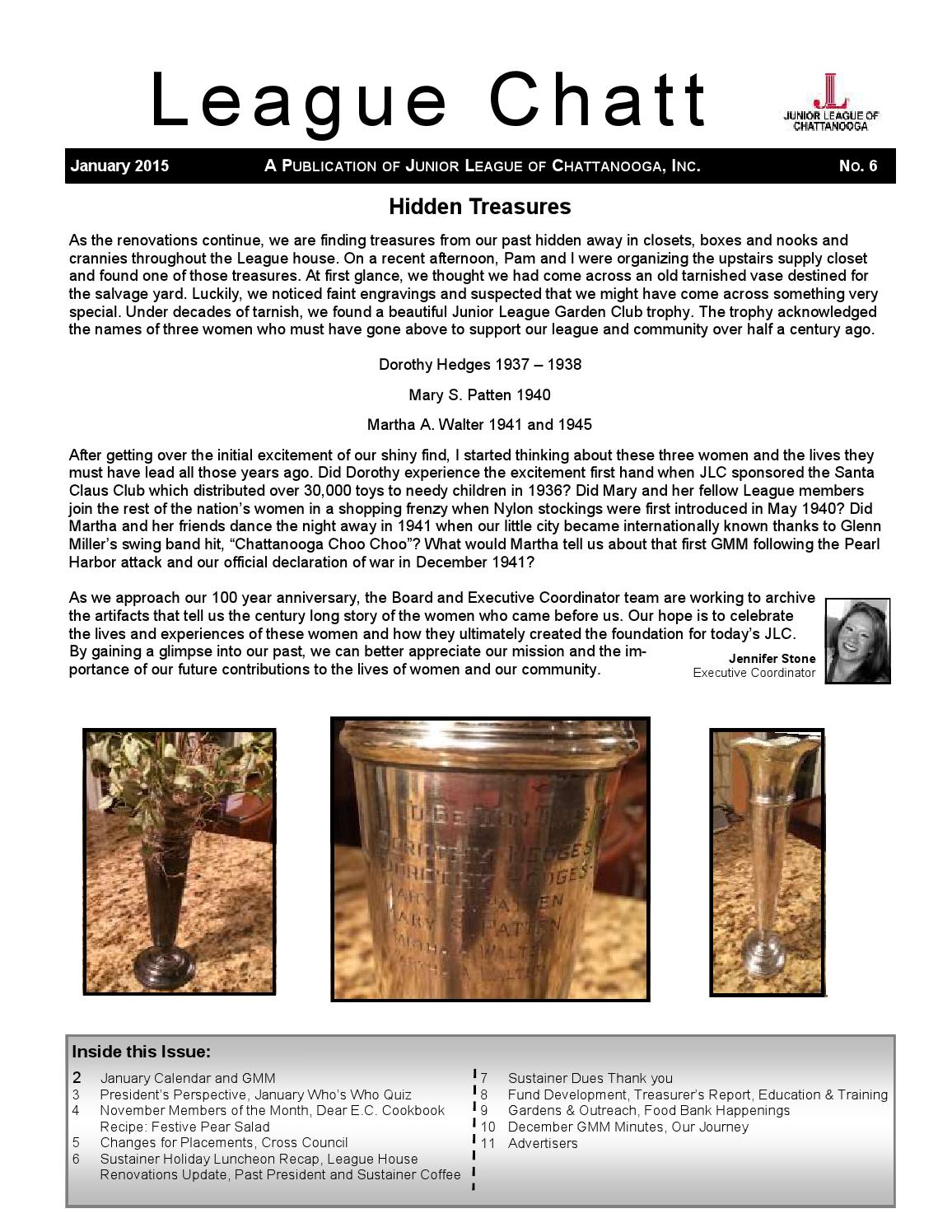 January chatt final by Junior League Chattanooga - Issuu