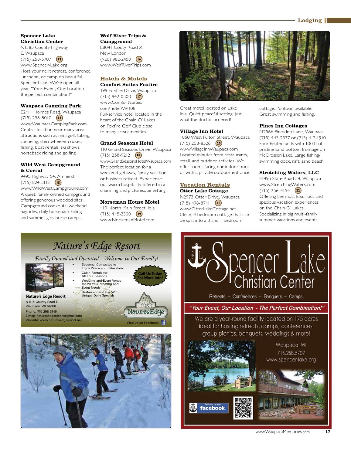 2015 Waupaca Area Visitor Guide By Waupaca Area Chamber Of Commece