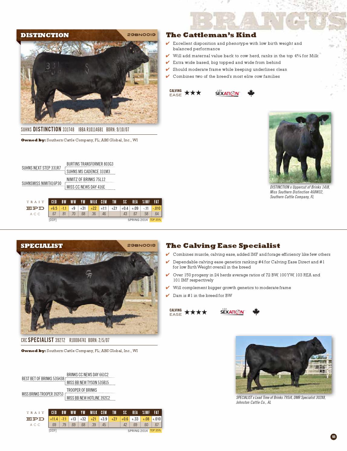 ABS Beef Sire Directory Spring 2015 by ABS Global, Inc. Issuu