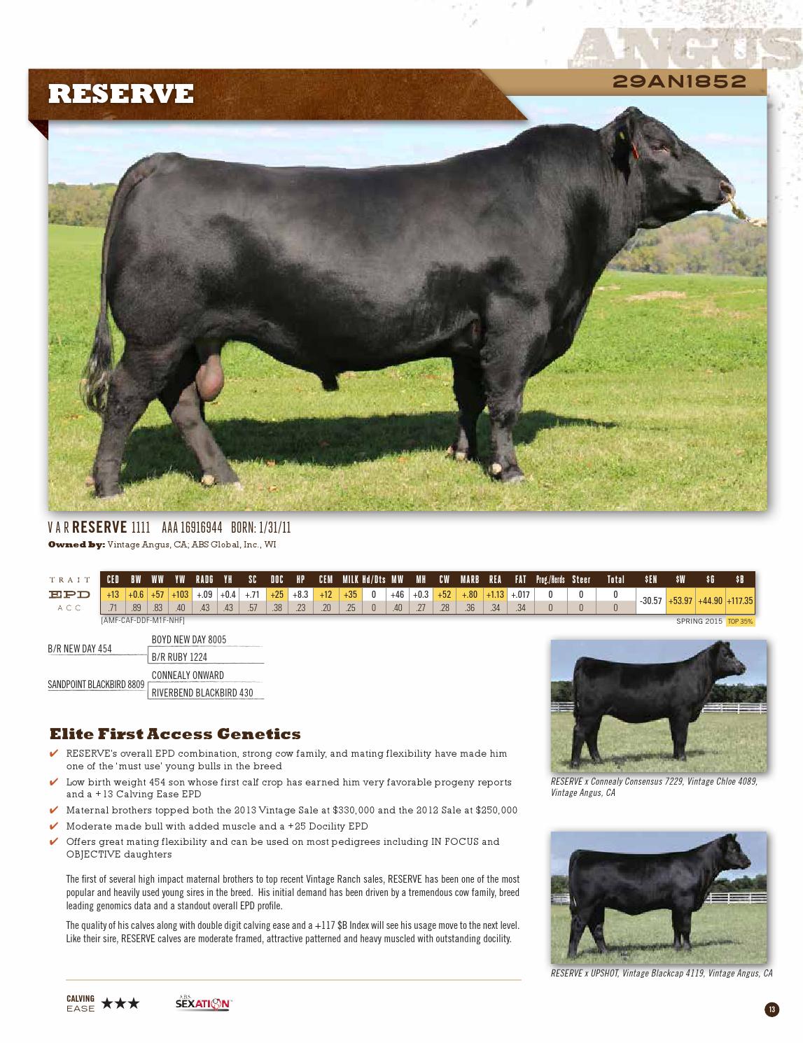 ABS Beef Sire Directory Spring 2015 by ABS Global, Inc. Issuu
