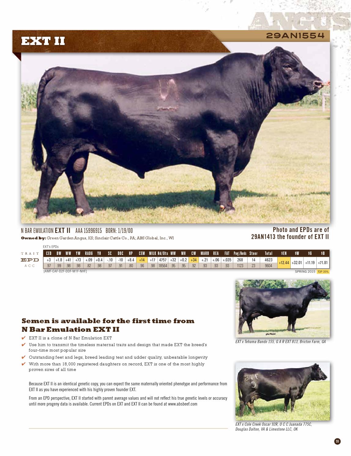 ABS Beef Sire Directory Spring 2015 by ABS Global, Inc. Issuu