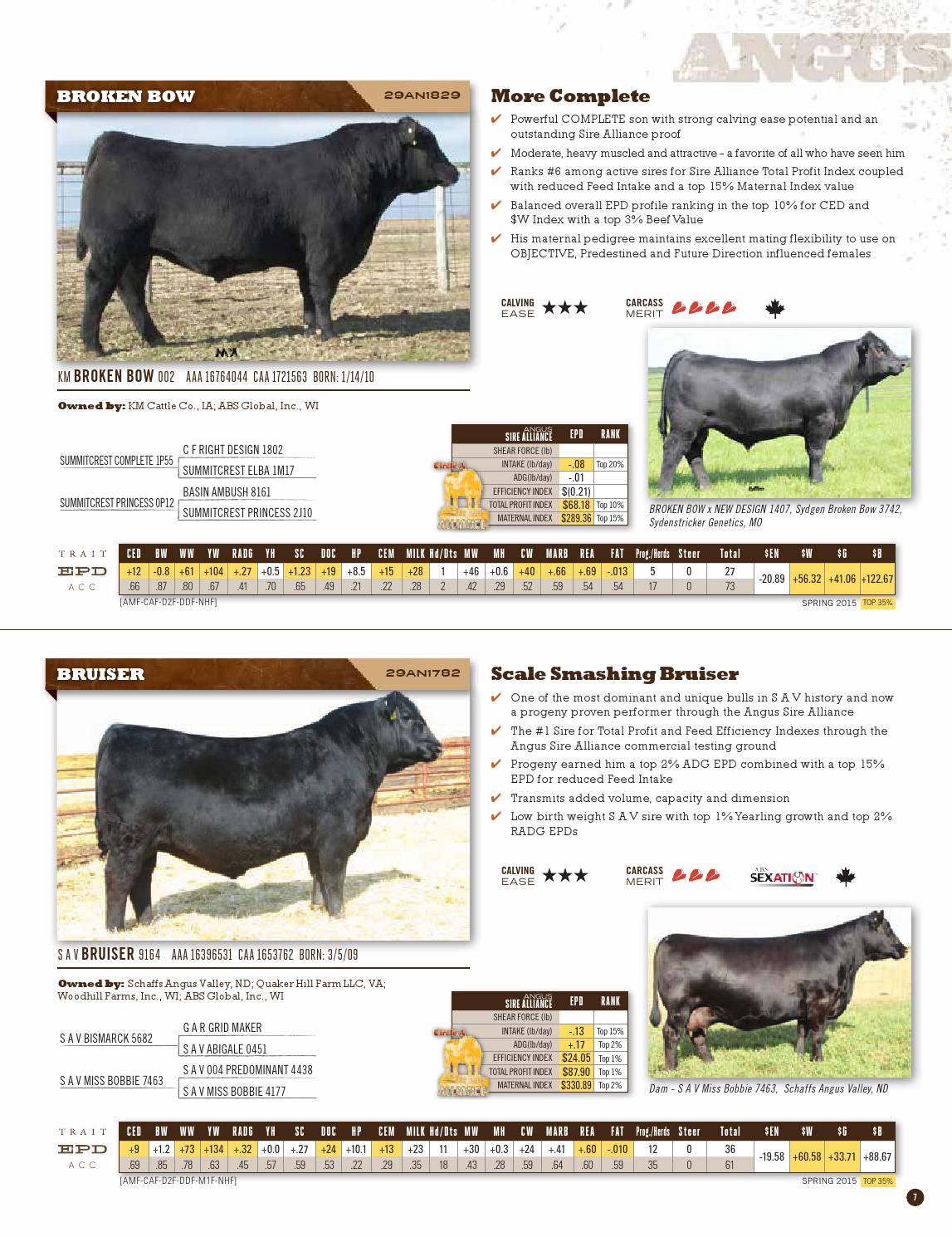ABS Beef Sire Directory Spring 2015 by ABS Global, Inc. Issuu