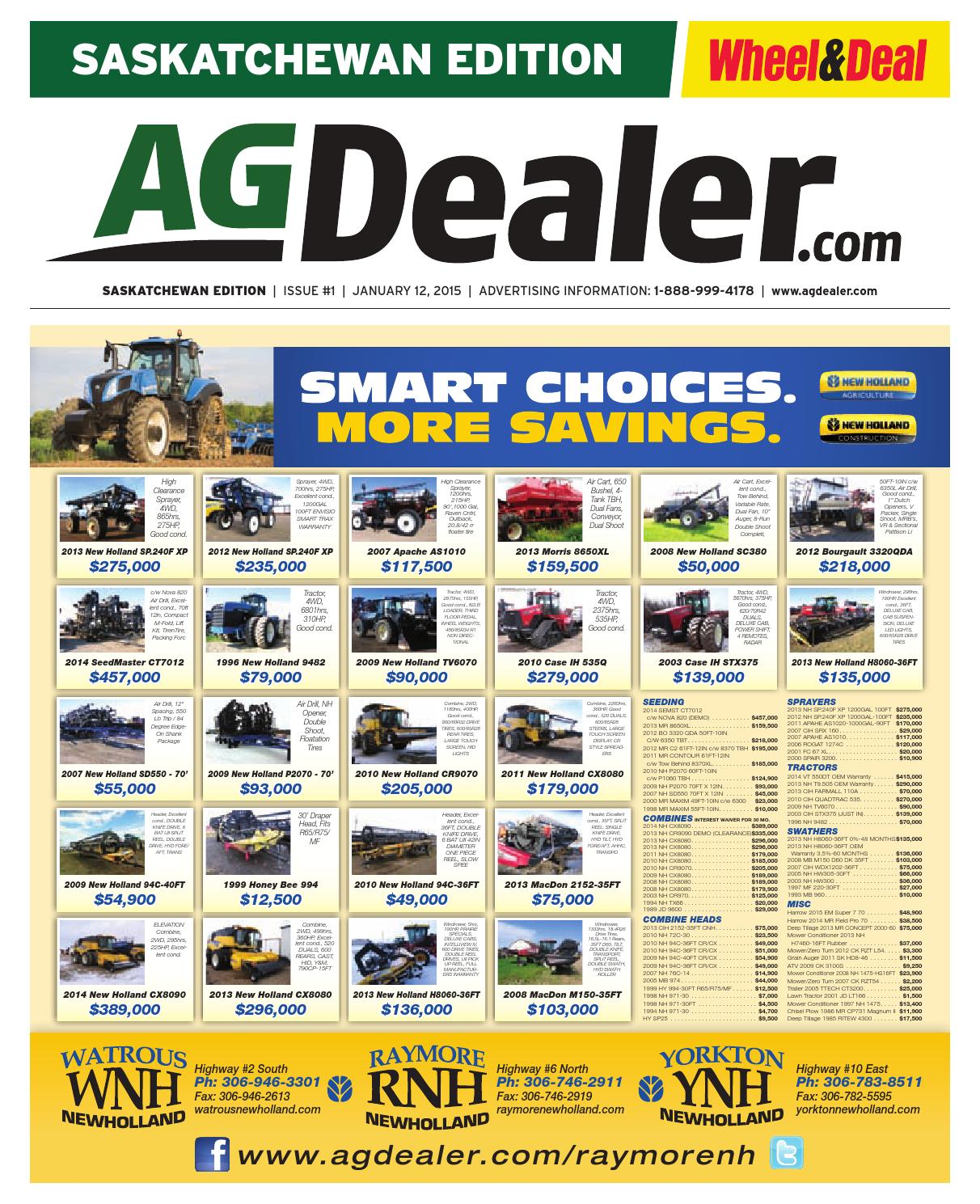 Wheel &amp; Deal Saskatchewan, January 12, ...