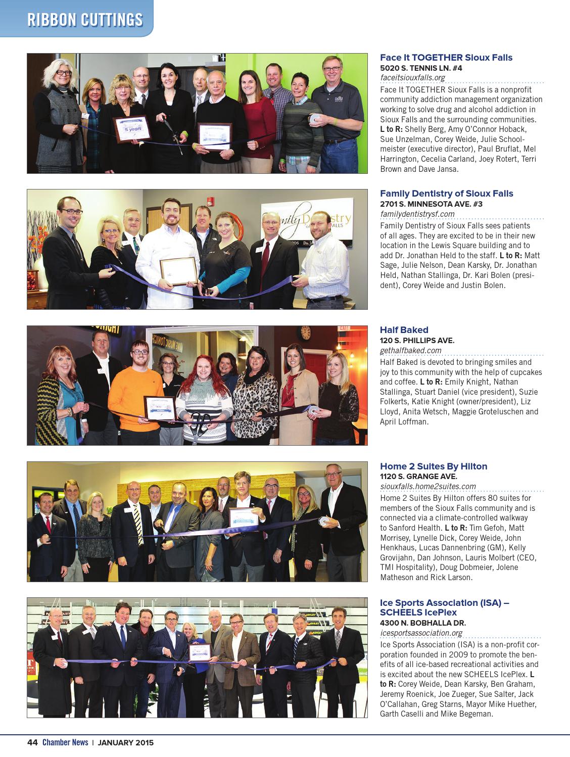 january 2015 chamber news magazine by sioux falls area chamber of dr mel lucas