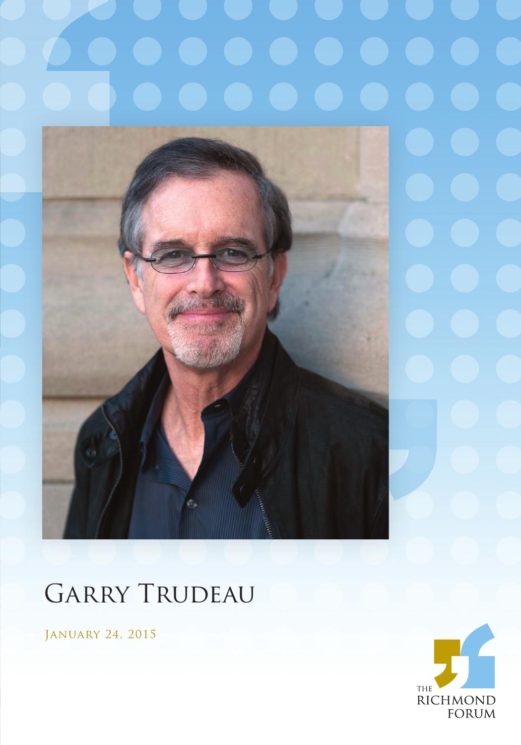 Garry Trudeau at The Richmond Forum by The Richmond Forum Issuu