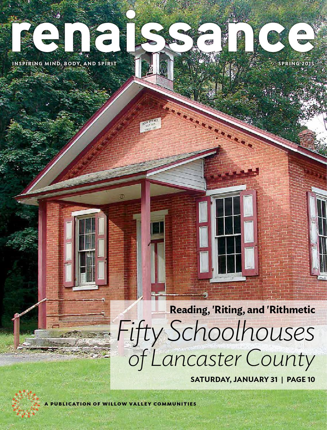 Renaissance Spring 2015 By Willow Valley Communities Issuu
