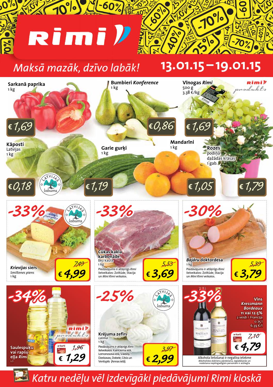 Rimi 13.01.-19.01.2015 by Rimi - Issuu