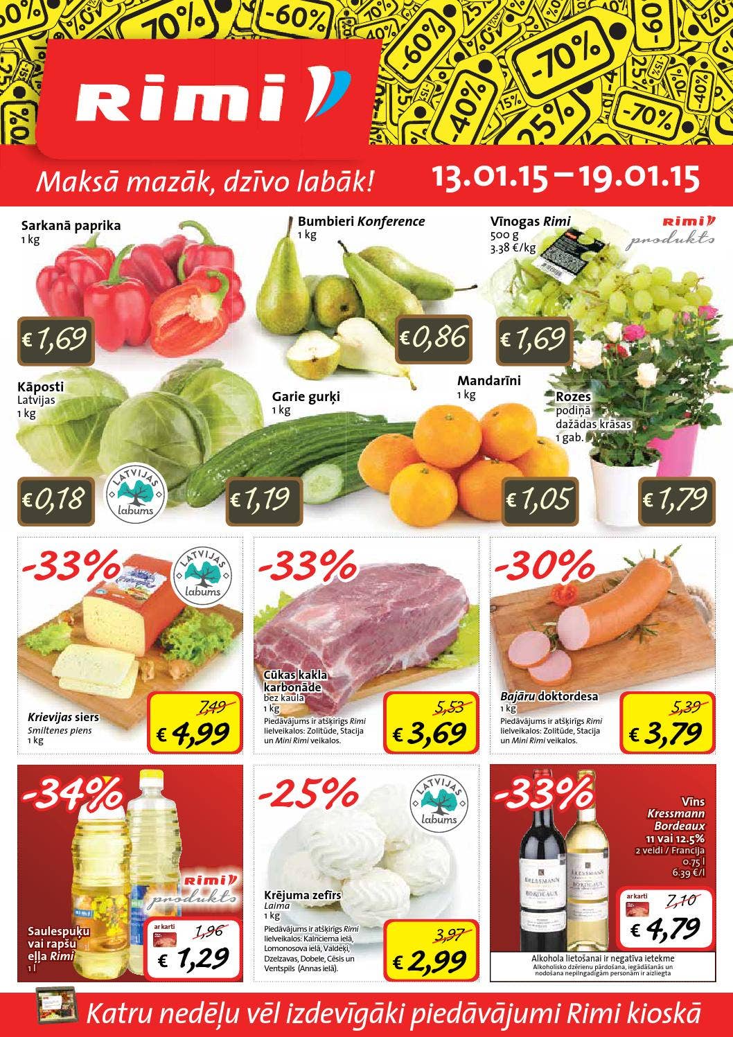 Rimi 13.01.-19.01.2015 by Rimi - Issuu
