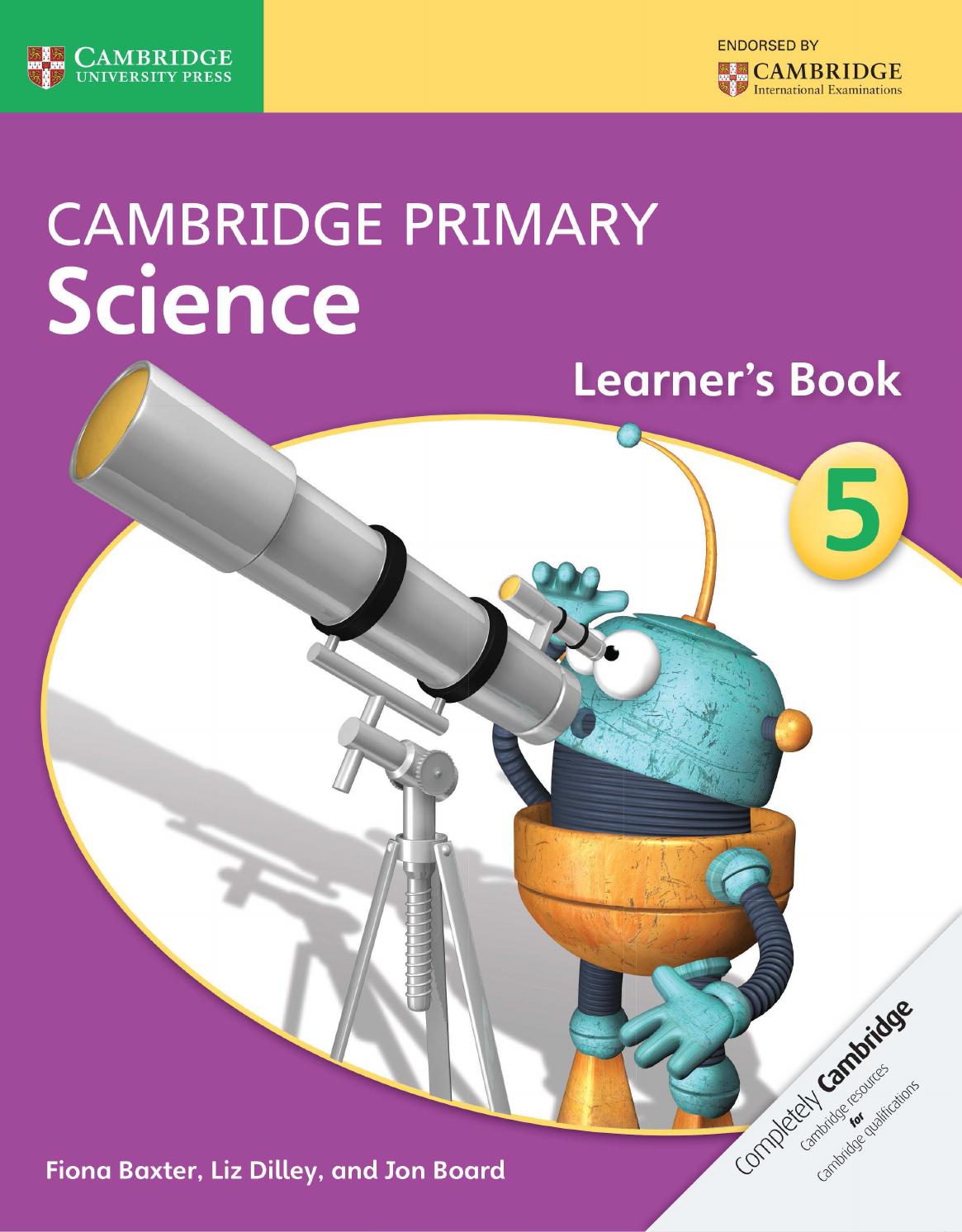 preview cambridge primary science learners book 5 by cambridge