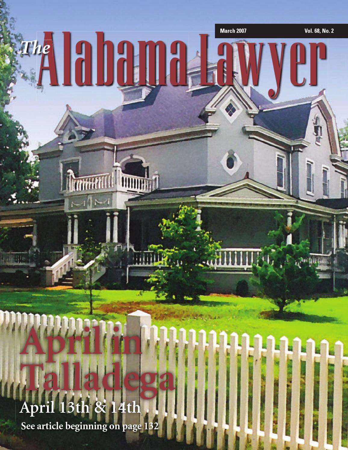 Lawyer mar 2007 web by Alabama State Bar Association Issuu