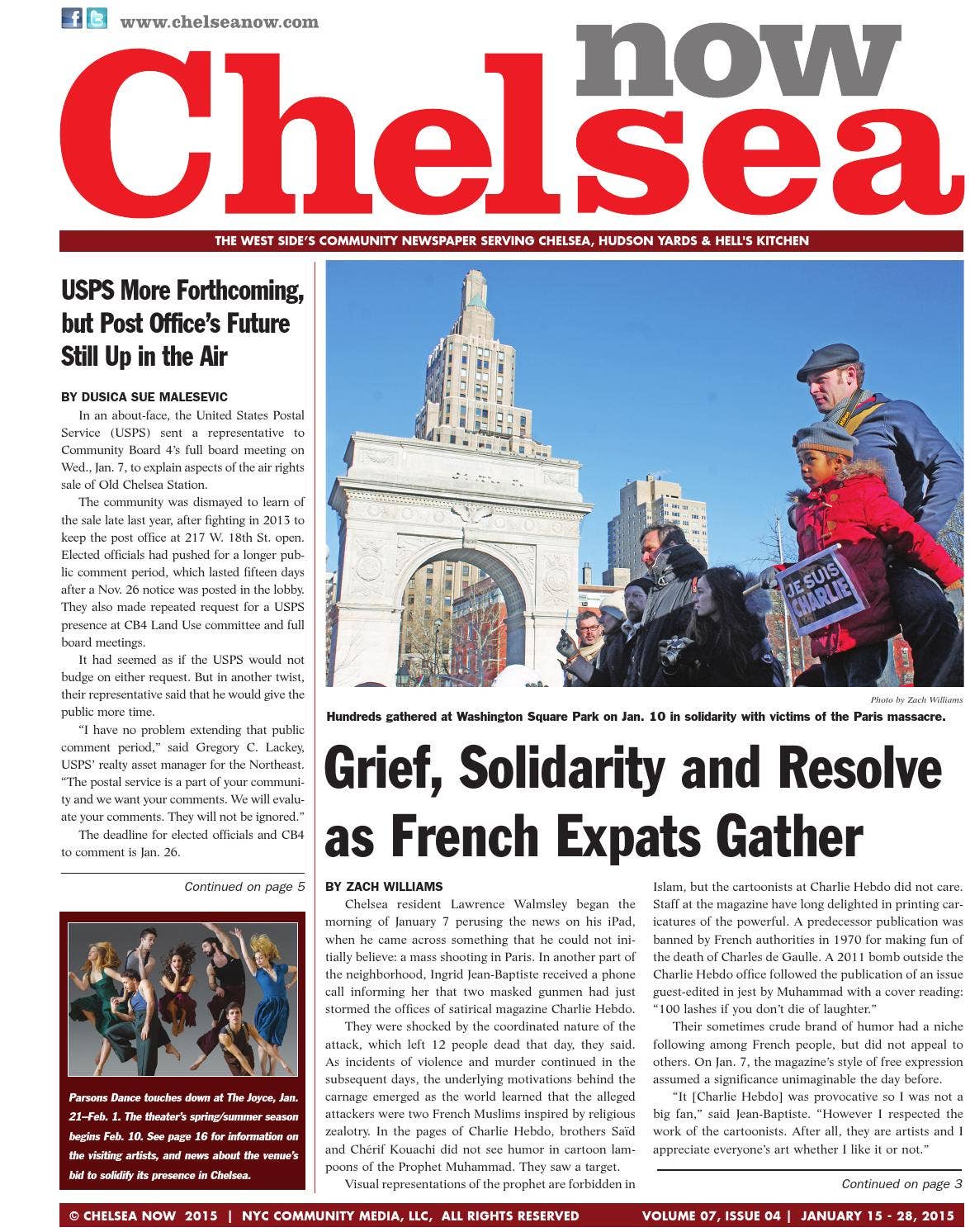 CHELSEA NOW, JAN. 15, 2015 by Schneps Media - Issuu
