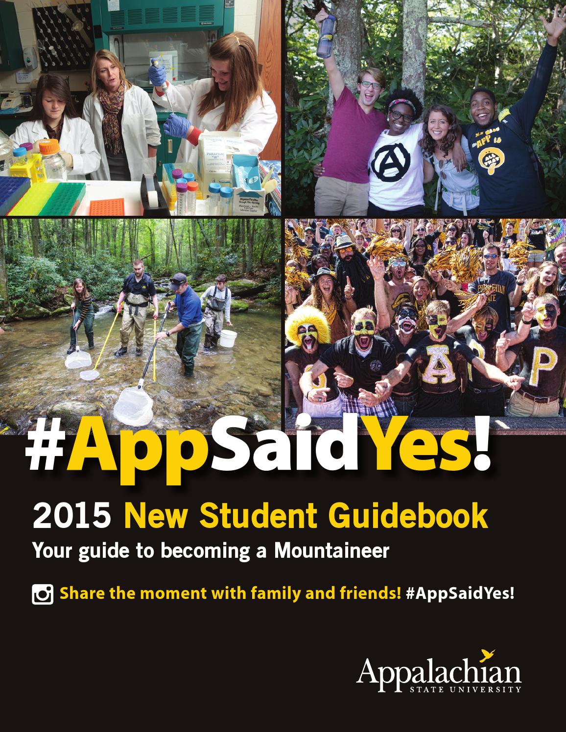 New Student Guidebook 2015 by Appalachian State University Issuu
