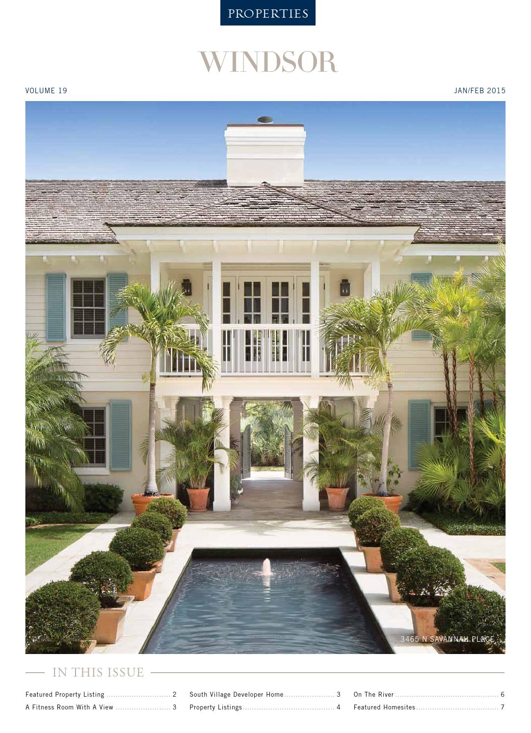 Windsor Properties Newsletter JanuaryFebruary 2015 by Windsor Properties Issuu