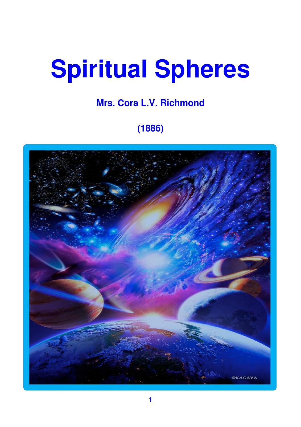 Spiritual Spheres Cora Richmond by Robert Bayer Issuu