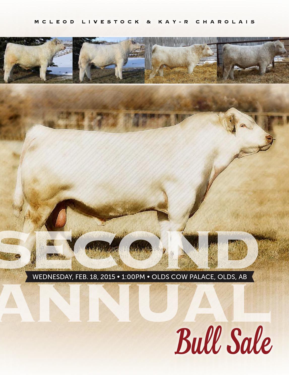 McLeod Livestock & KayR Charolais Second Annual Bull Sale by Catalogs