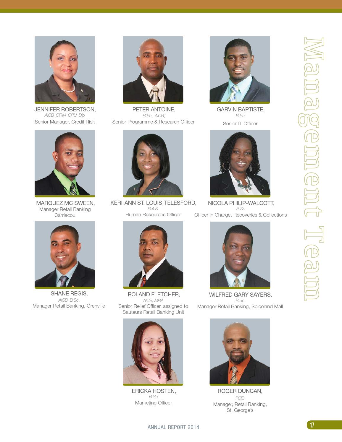 Grenada Cooperative Bank annual report 2014 by Innovative Marketing