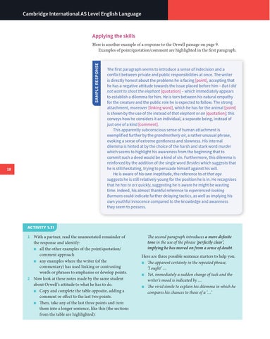 Preview Cambridge International AS and A Level English Language by ...