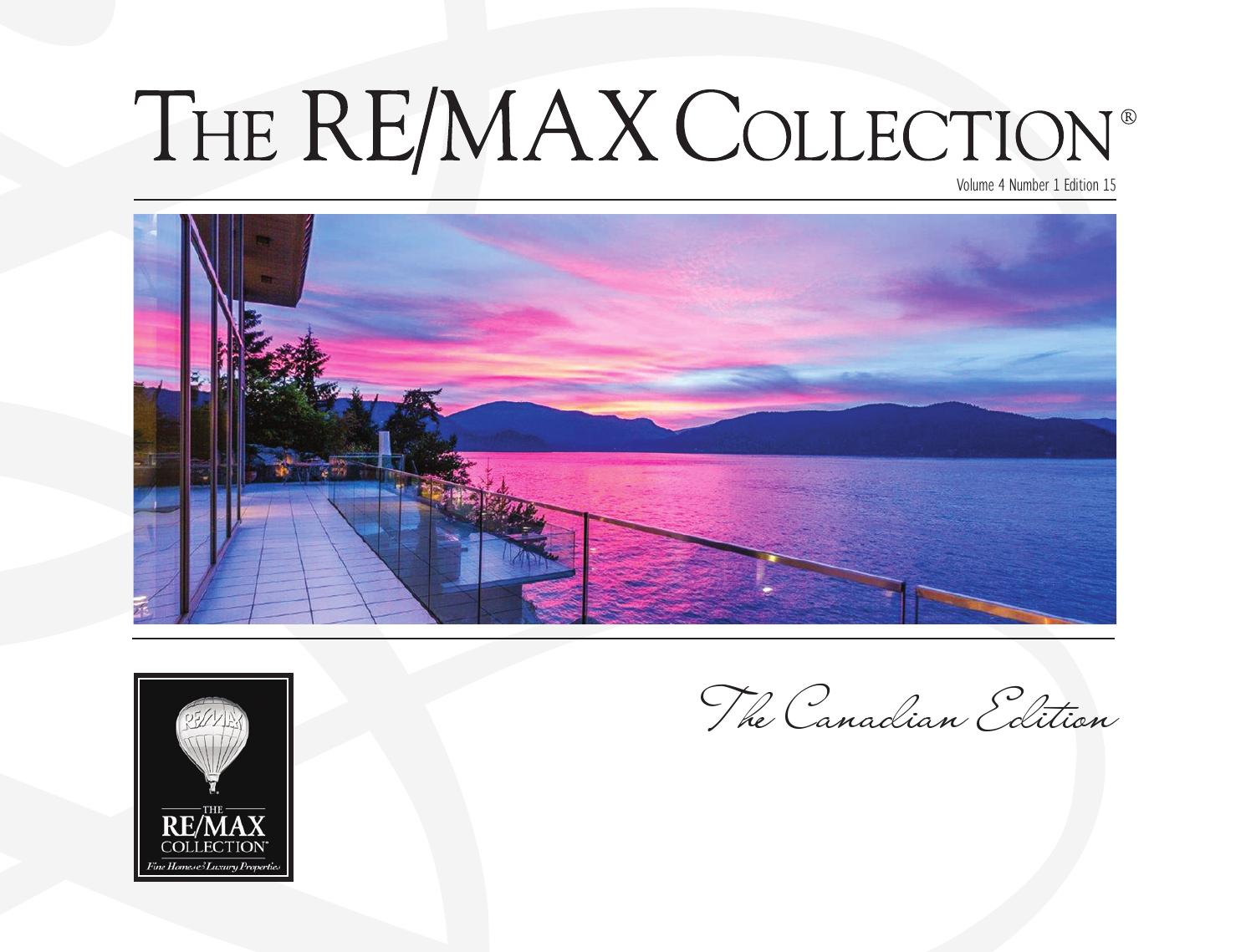 The Canadian Edition of The RE/MAX Collection Magazine JAN 2015 by REAL