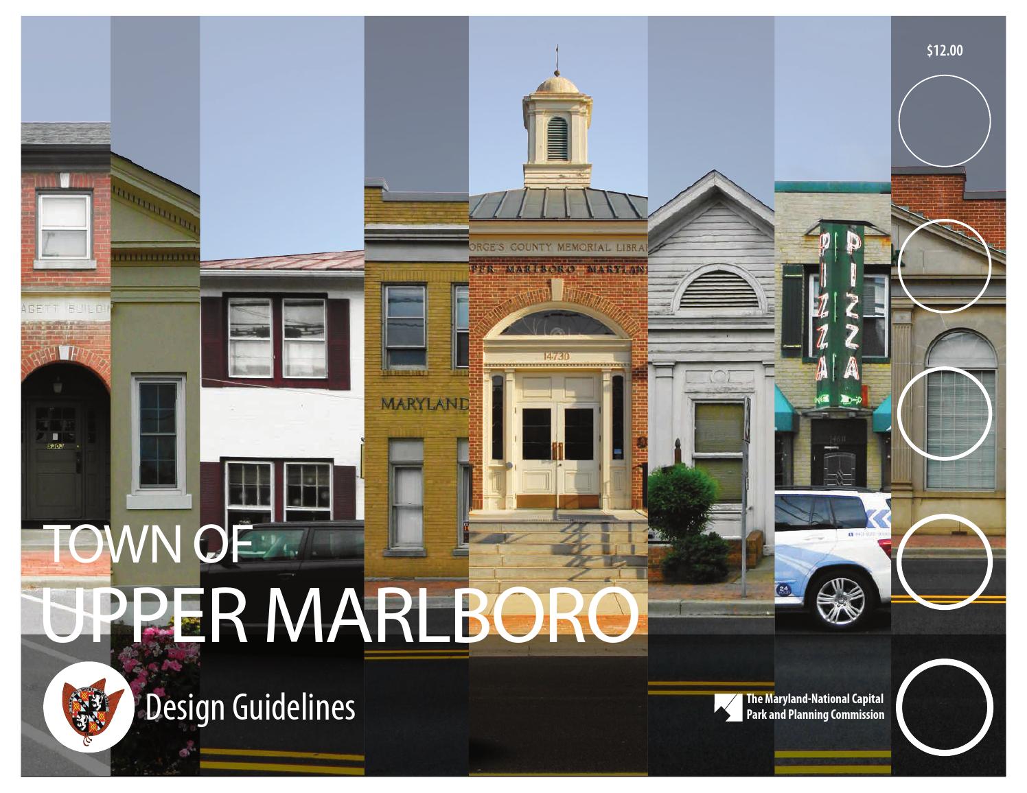 Town of Upper Marlboro Design Guidelines by MarylandNational Capital