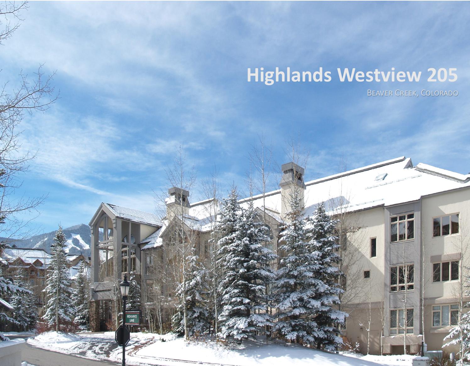 Highlands Westview 205 Beaver Creek, Colorado by David McHugh LIV
