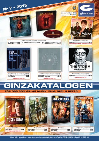 Ginzakatalogen Nr 2 2015 By Ginza Ab Issuu