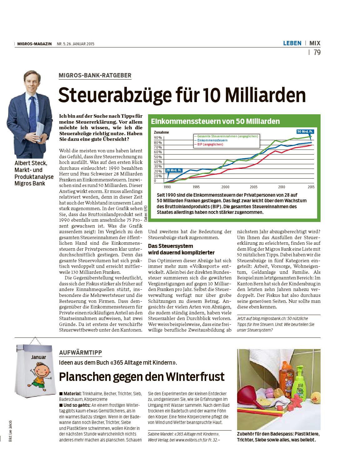 Migros Magazin 05 2015 D Zh By Migros Genossenschafts Bund Issuu