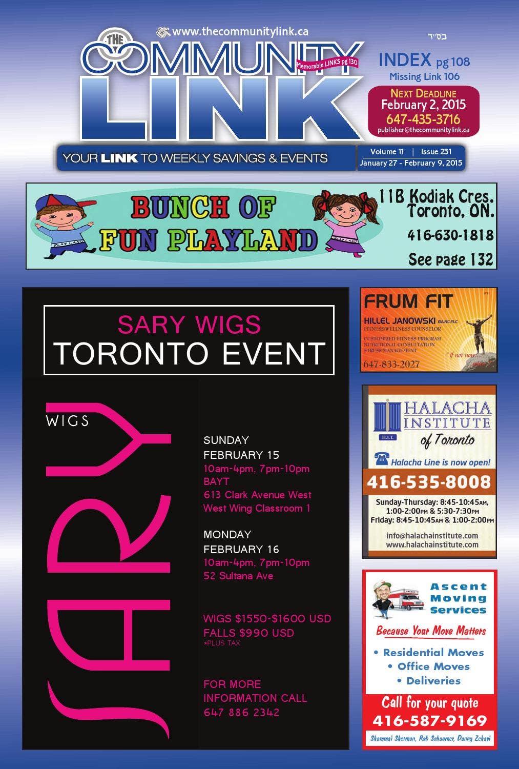 Issue 231 | Jan 27 - Feb 9 by The Community Link - Issuu
