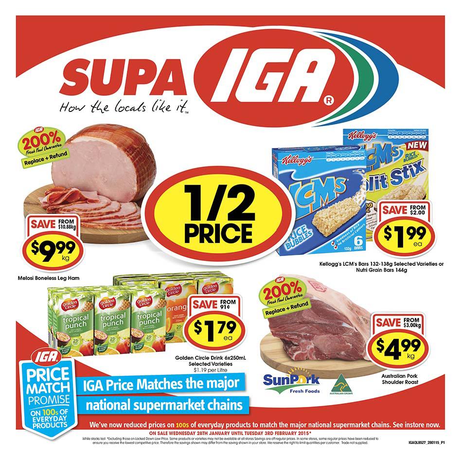 Supa IGA Catalogue January 28 February 3, 2015 by Echo Publications