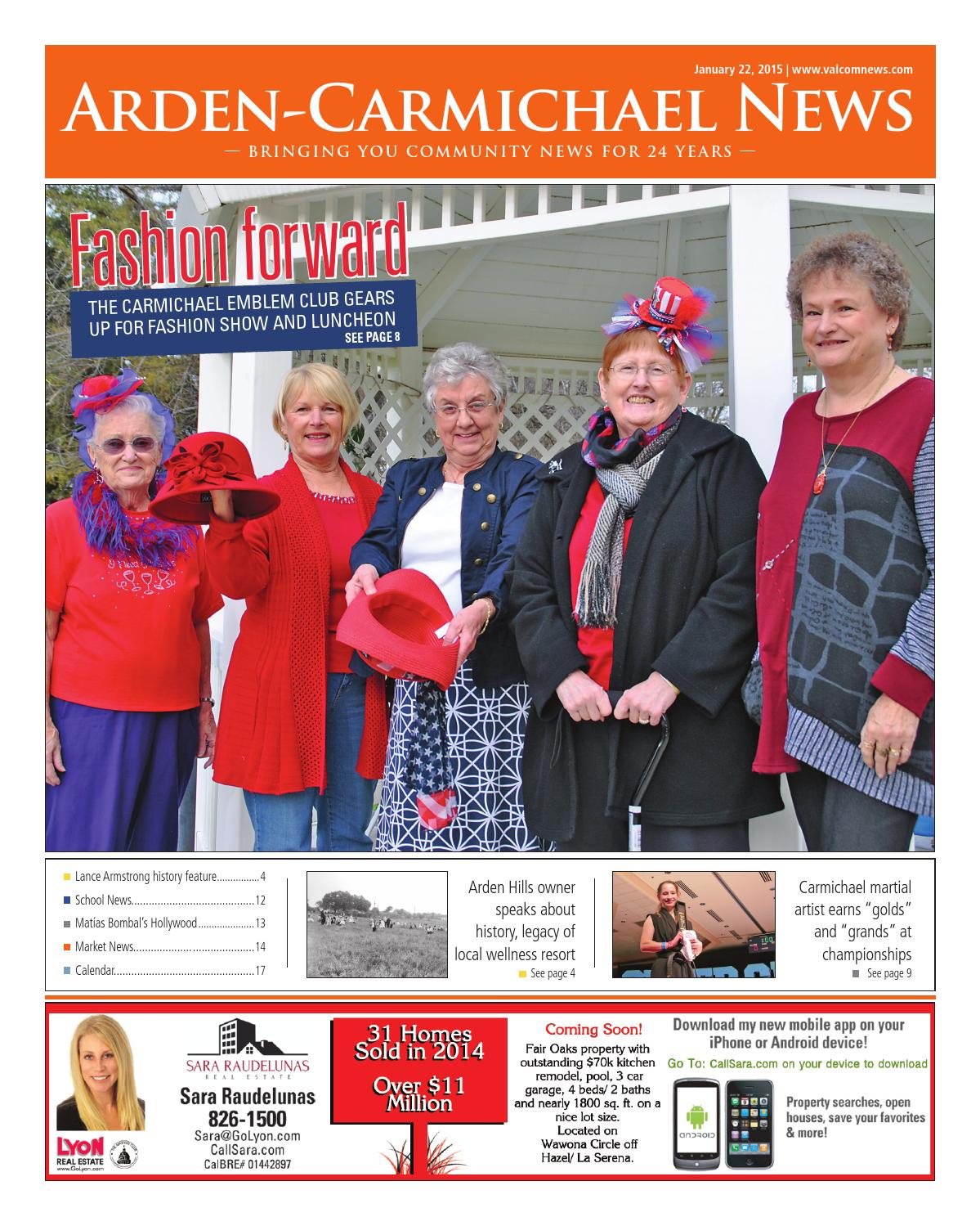 ArdenCarmichael News Jan. 22, 2015 by Valley Community Newspapers