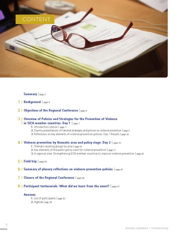 Exachange of experiences on public policies and national strategies... 第 4 页