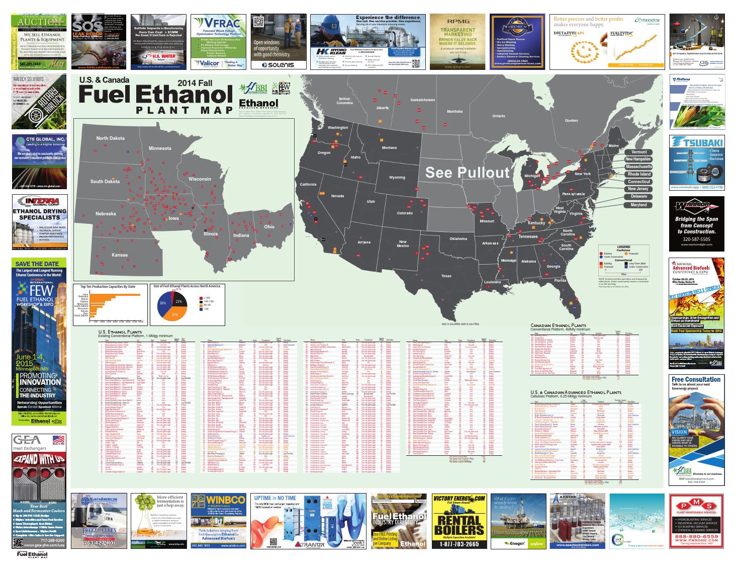Fall14 Ethanol Plant Map by BBI International Issuu
