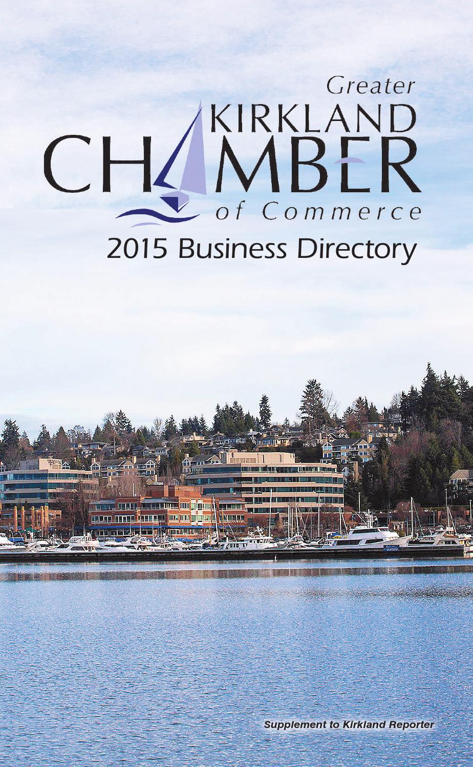 Kirkland Chamber 2015 Kirkland Chamber Guide By Sound Publishing
