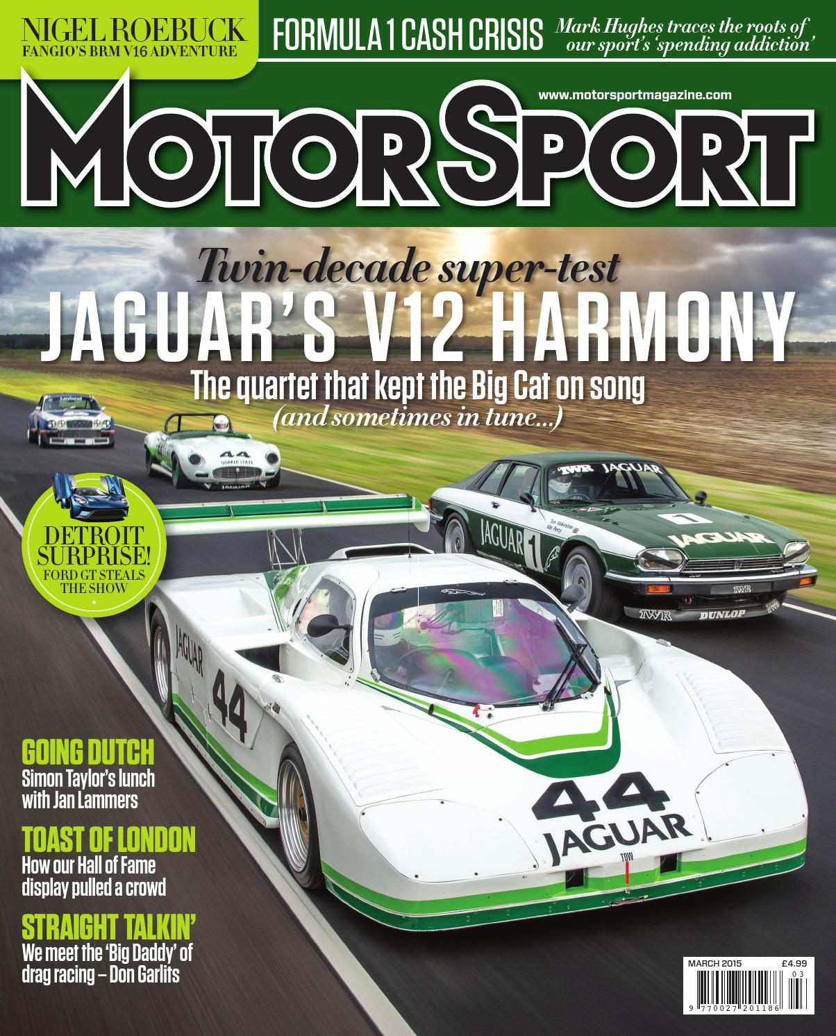 March 2015 issue of Motor Sport Magazine by Motor Sport Magazine Issuu