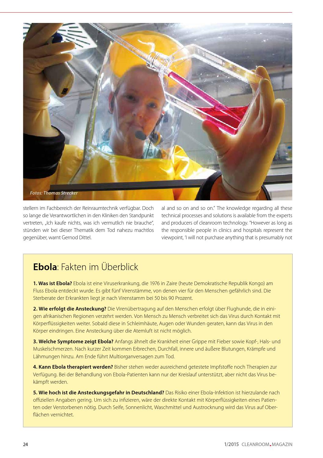 CLEANROOM MAGAZIN 012015 by Cleanroom Future Issuu