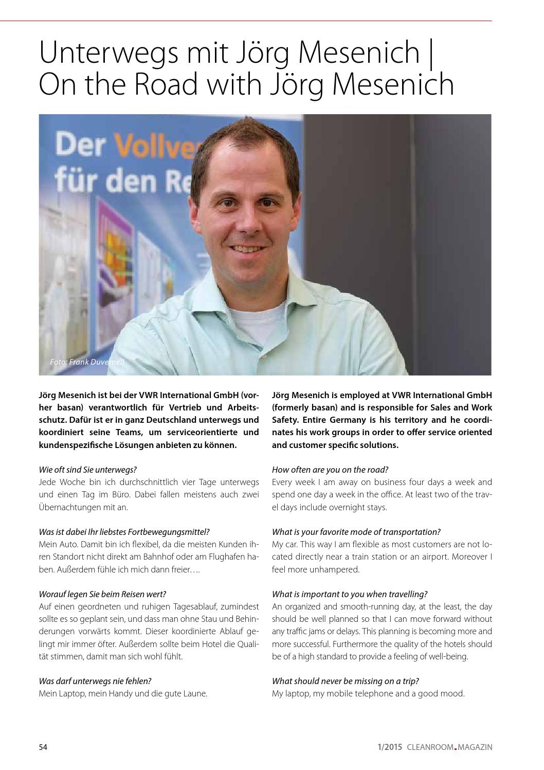 CLEANROOM MAGAZIN 012015 by Cleanroom Future Magazine Issuu