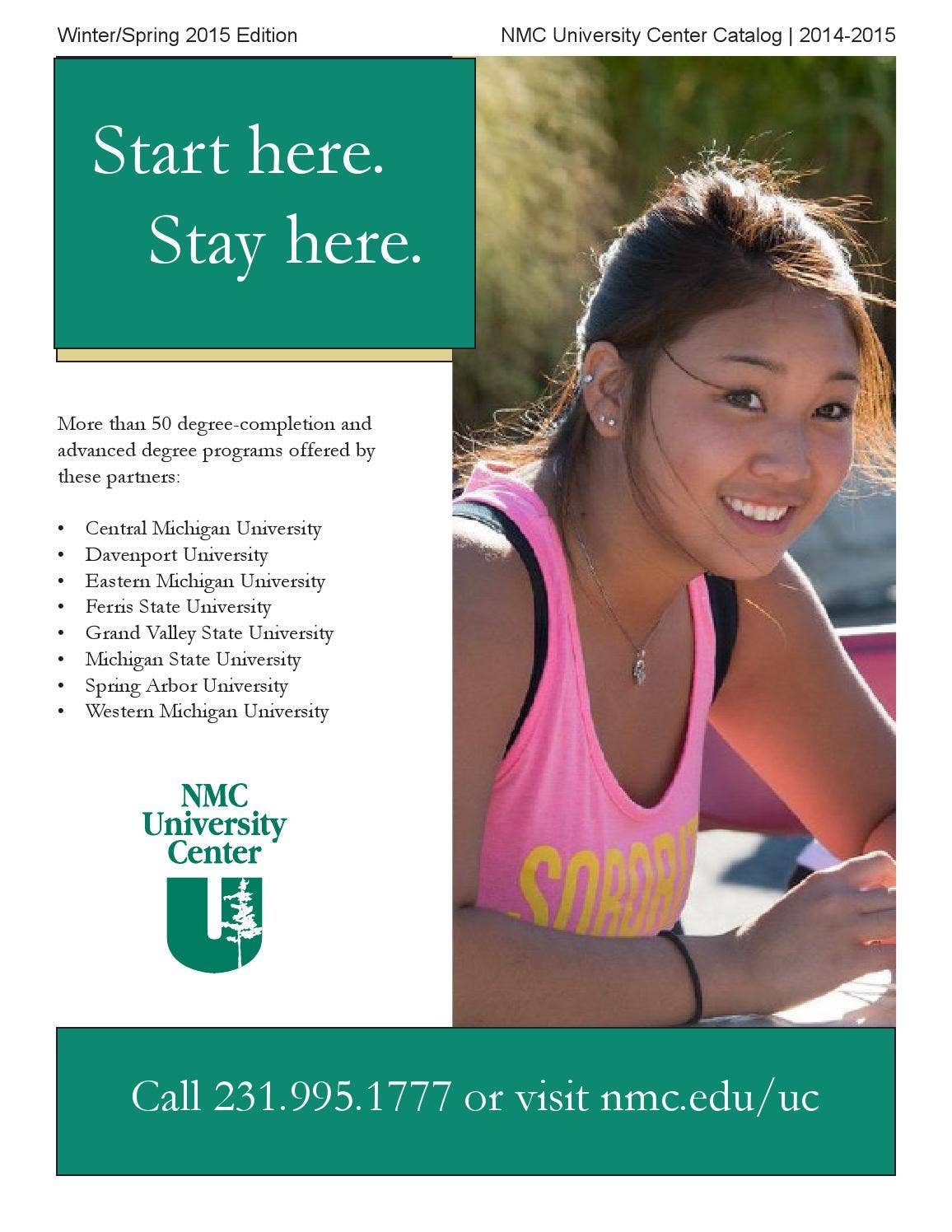 NMC University Center Catalog Winter/Spring 2014/2015 by Northwestern