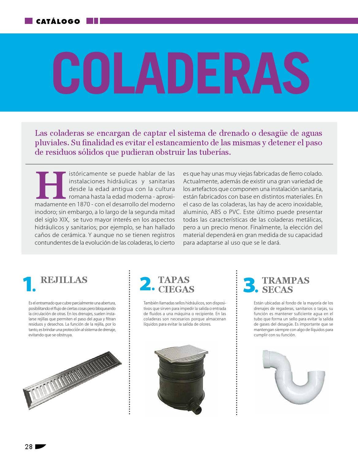 EDIC. 34 HABLEMOS DE COLADERAS by TODO FERRETERÍA - Issuu