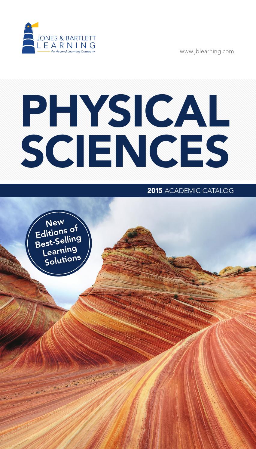 2015 Physical Sciences Catalog Jones & Bartlett Learning by Jones